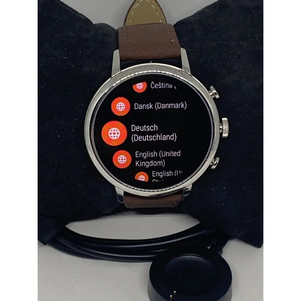 Fossil Gen 4 Authentic Digital Dial Smart Watch Custom Band FTW6014 AB422